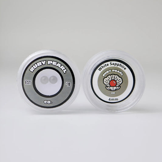 4mm Clear Sapphire Terp Pearls