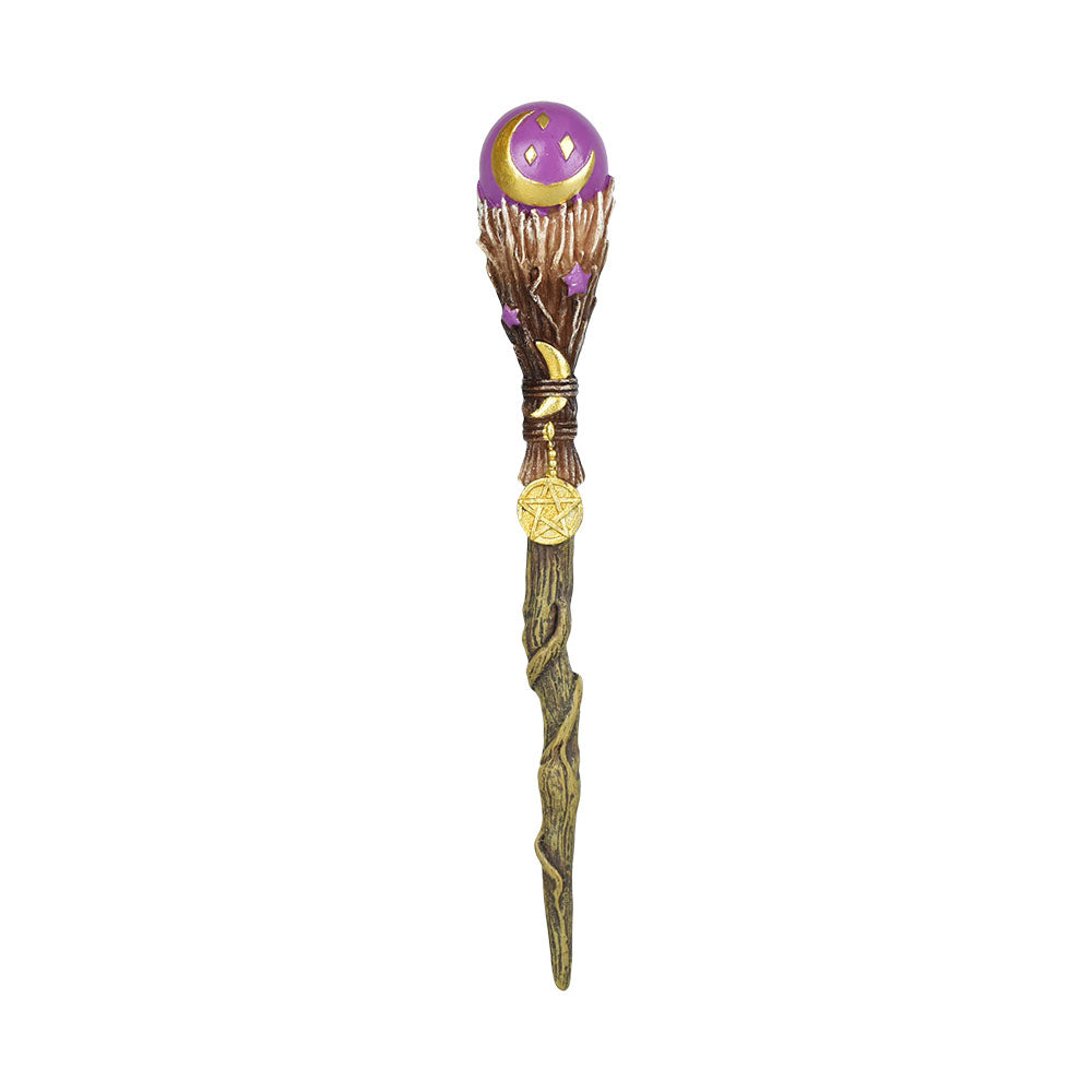 Witch's Broom Magic Wand - 9"