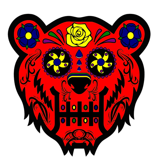 Bear Quartz x Mood Mats Bear Candy Red Mat