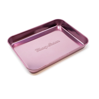 Blazy Susan Rolling Trays - Stainless Steel