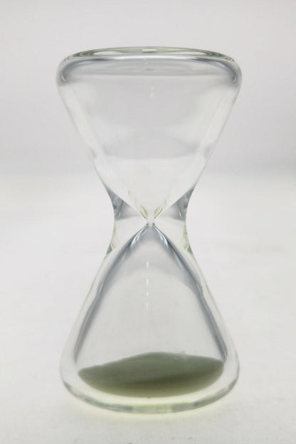 TAG - 3.5" Hour Glass with Glow in the Dark Sand