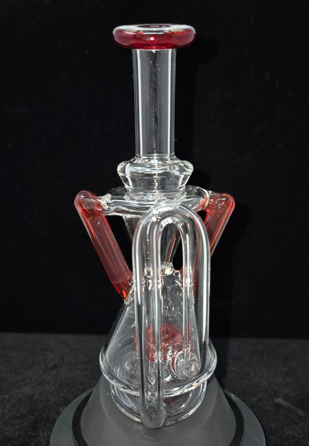 Superior ECO Dualcycler Puffco Peak Attachment by Iridescent Glass