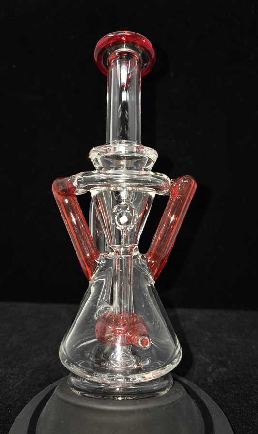 Superior ECO Dualcycler Puffco Peak Attachment by Iridescent Glass