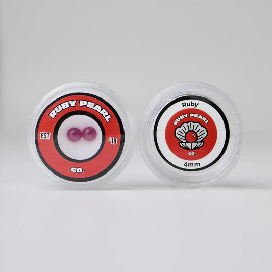 4mm Ruby Terp Pearls