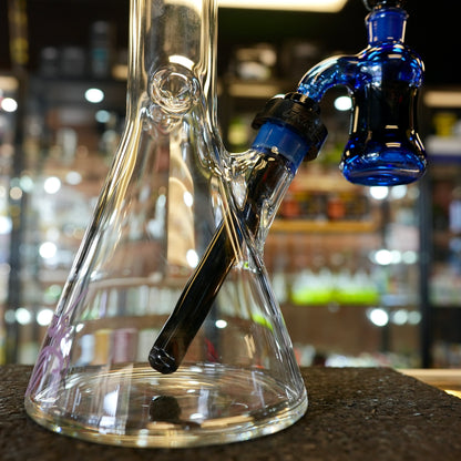 45mm 17" Beaker Blue and Black w/ Matching Ashcatcher