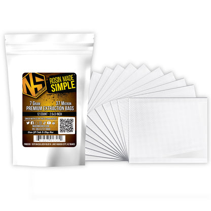 NugSmasher Extraction Bags-7 Gram 160 Micron(Sticky Fresh)
