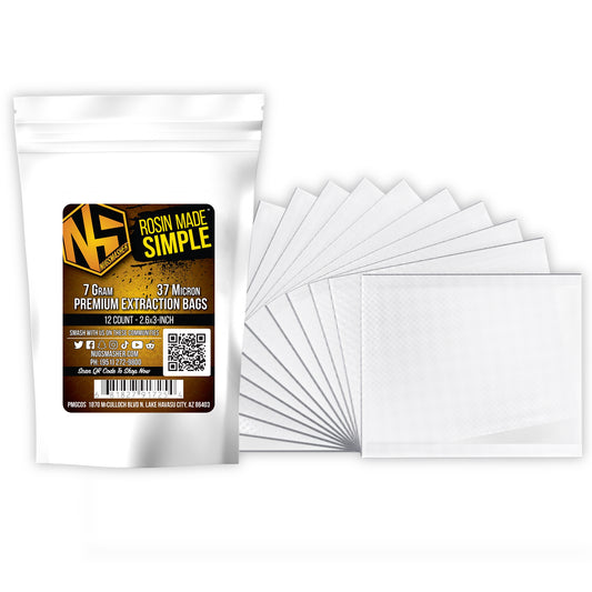 NugSmasher Extraction Bags-7 Gram 160 Micron(Sticky Fresh)