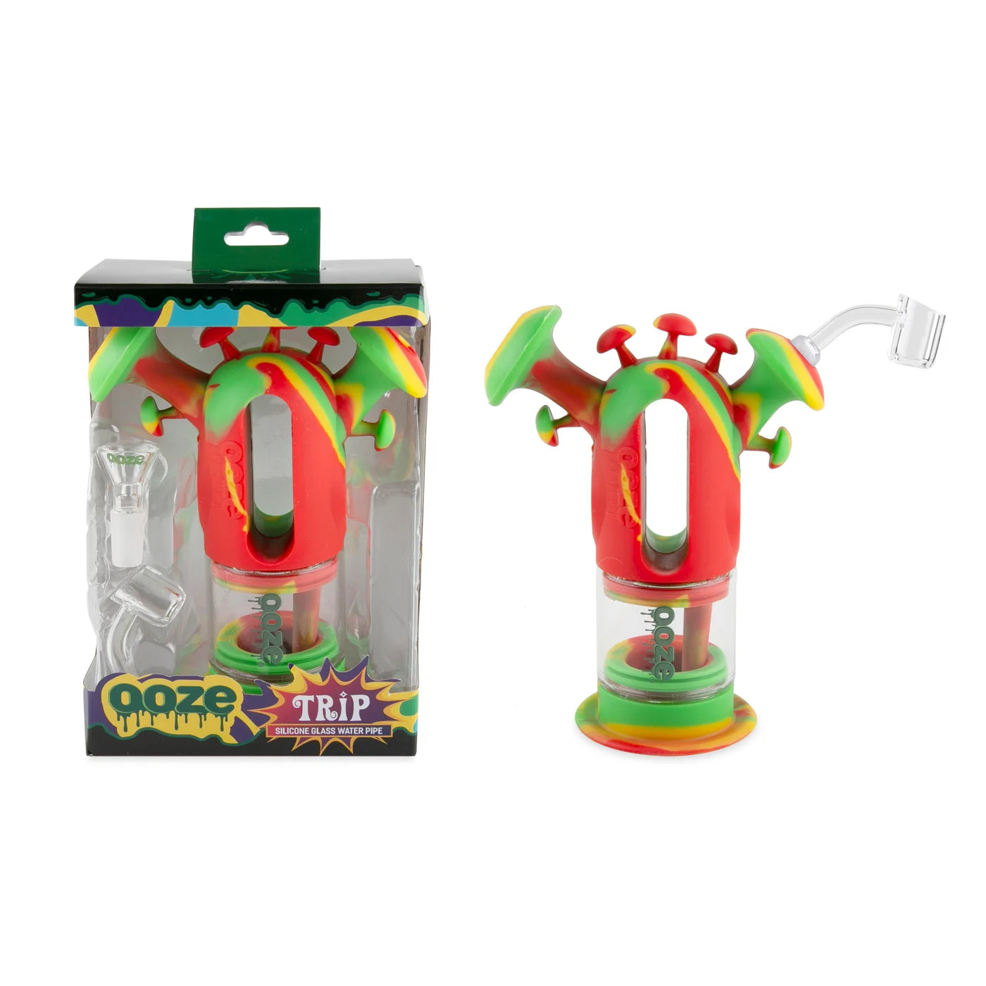 Ooze Trip Mushroom Silicone Bubbler