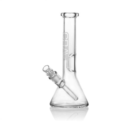 Small, Clear Beaker Base Water Pipe