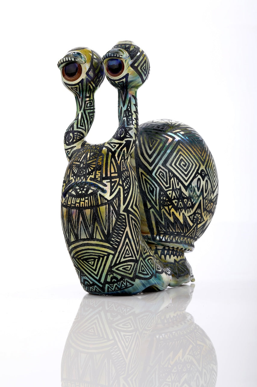 Dabber Jones x Sam Cloutier 2023 Fully Carved Gary the Snail Rig