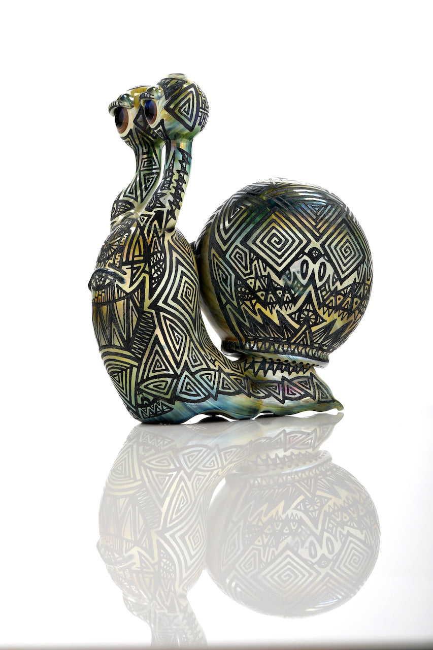 Dabber Jones x Sam Cloutier 2023 Fully Carved Gary the Snail Rig