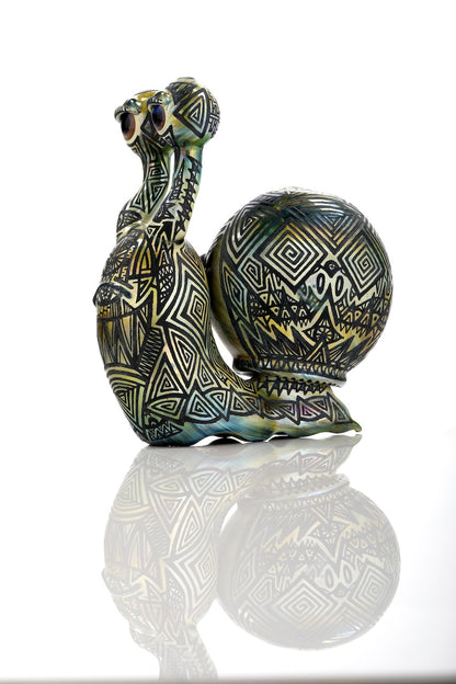 Dabber Jones x Sam Cloutier 2023 Fully Carved Gary the Snail Rig