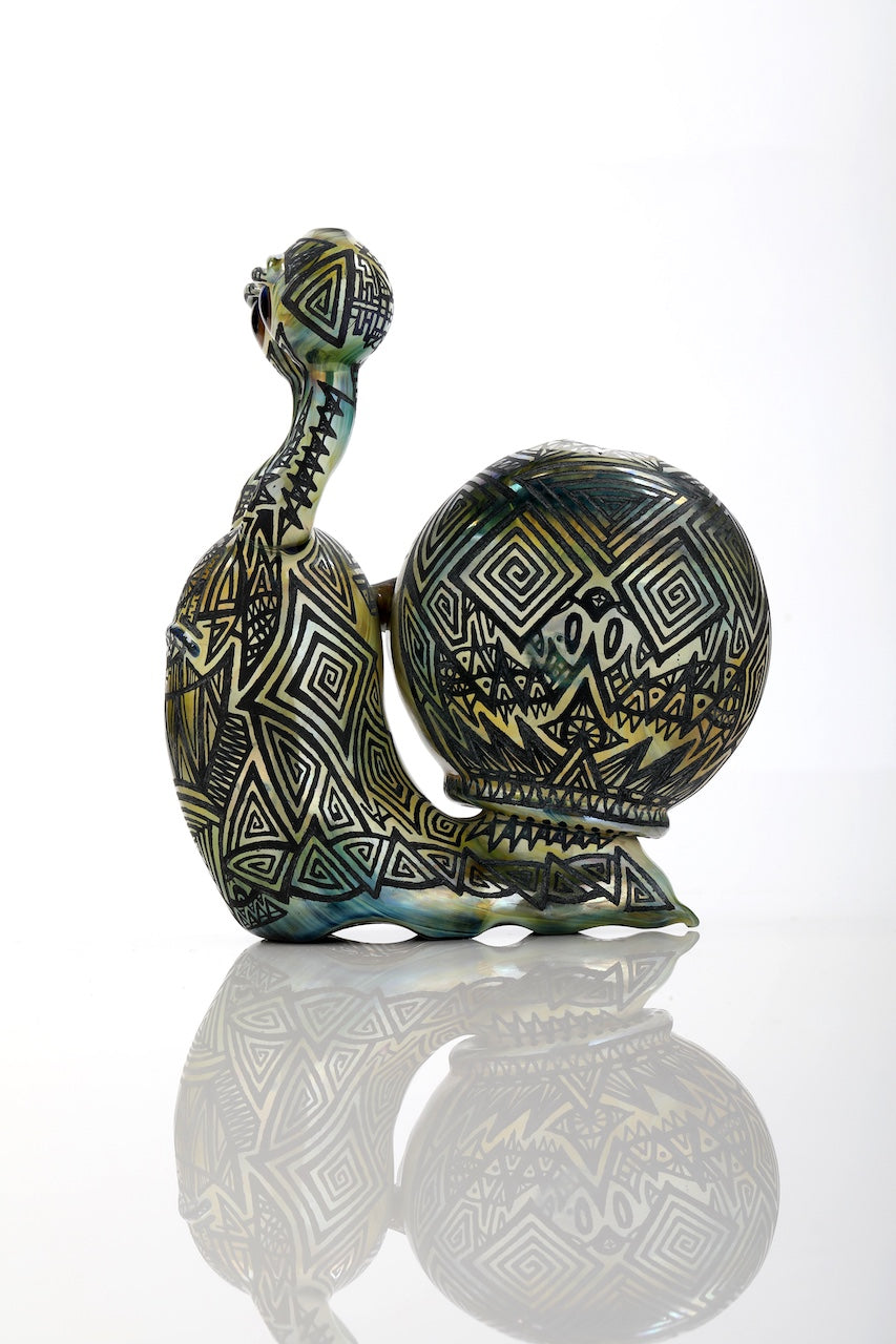 Dabber Jones x Sam Cloutier 2023 Fully Carved Gary the Snail Rig