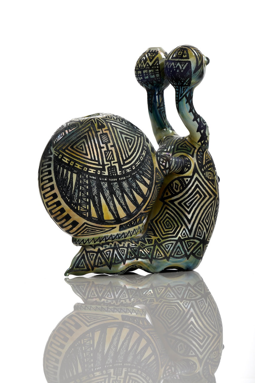 Dabber Jones x Sam Cloutier 2023 Fully Carved Gary the Snail Rig