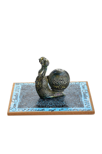 Dabber Jones x Sam Cloutier 2023 Fully Carved Gary the Snail Rig
