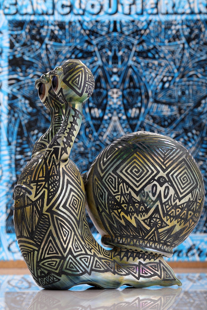 Dabber Jones x Sam Cloutier 2023 Fully Carved Gary the Snail Rig