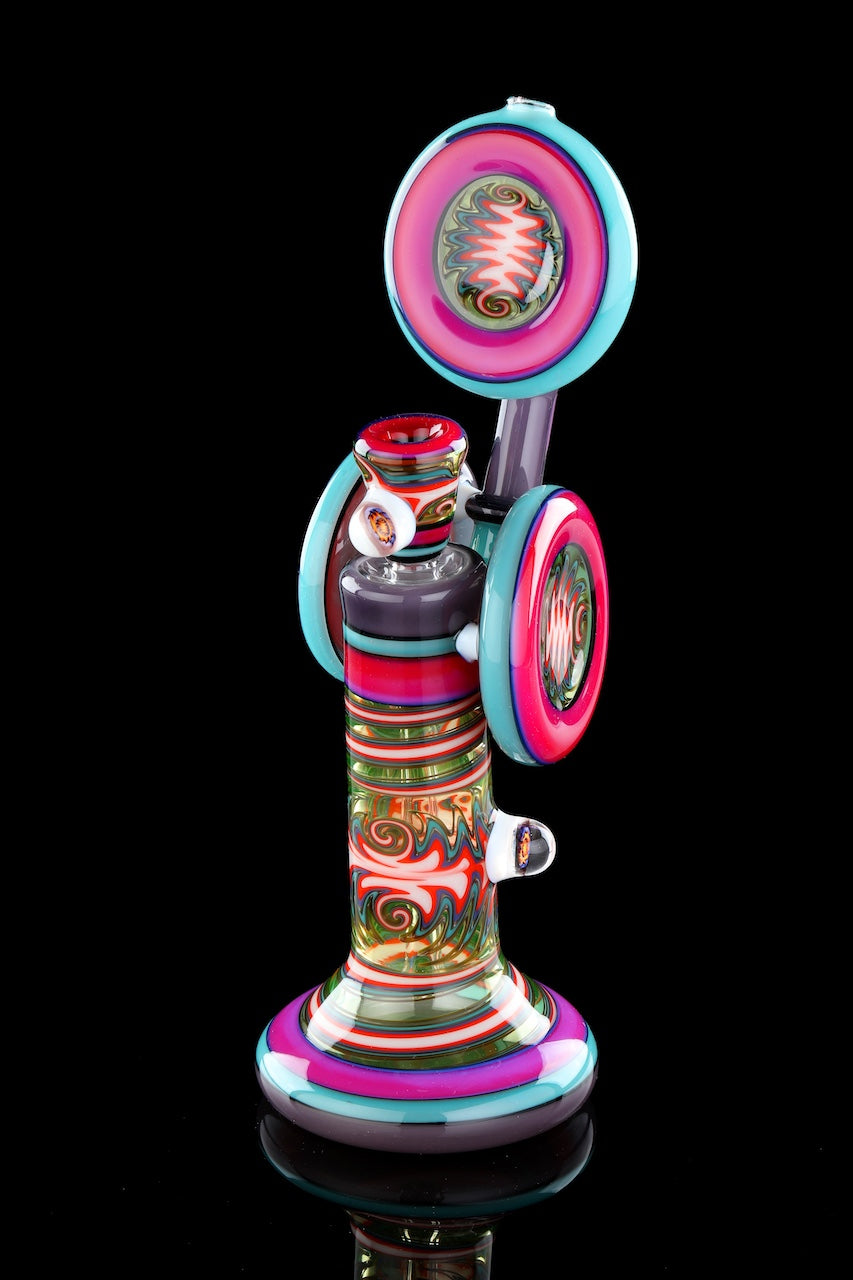 Slob 10.5" Worked Dewar Bub (UV) w/ Matching Slide