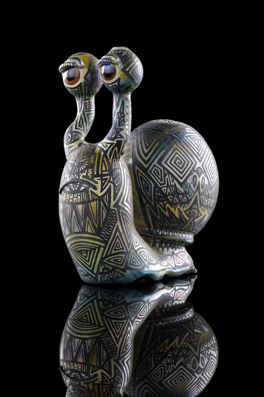 Dabber Jones x Sam Cloutier 2023 Fully Carved Gary the Snail Rig