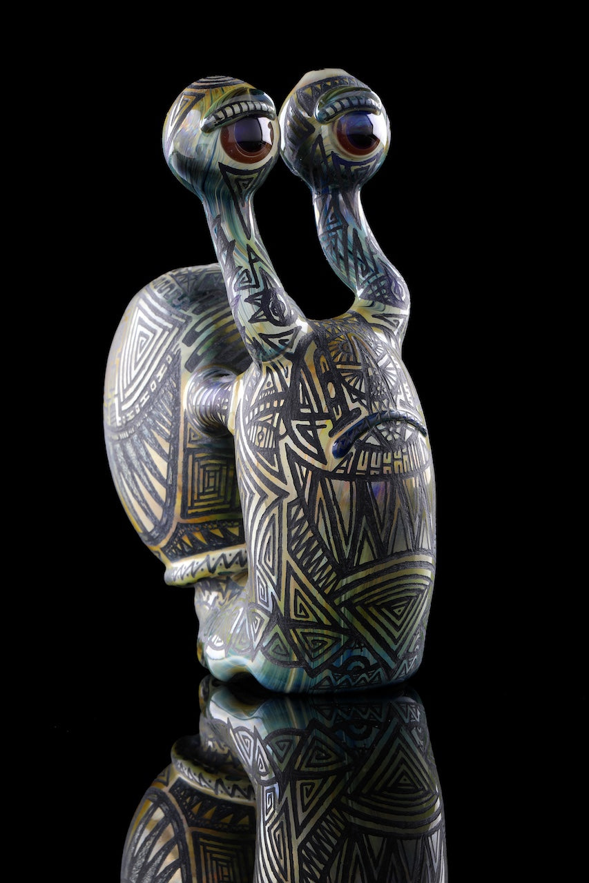 Dabber Jones x Sam Cloutier 2023 Fully Carved Gary the Snail Rig
