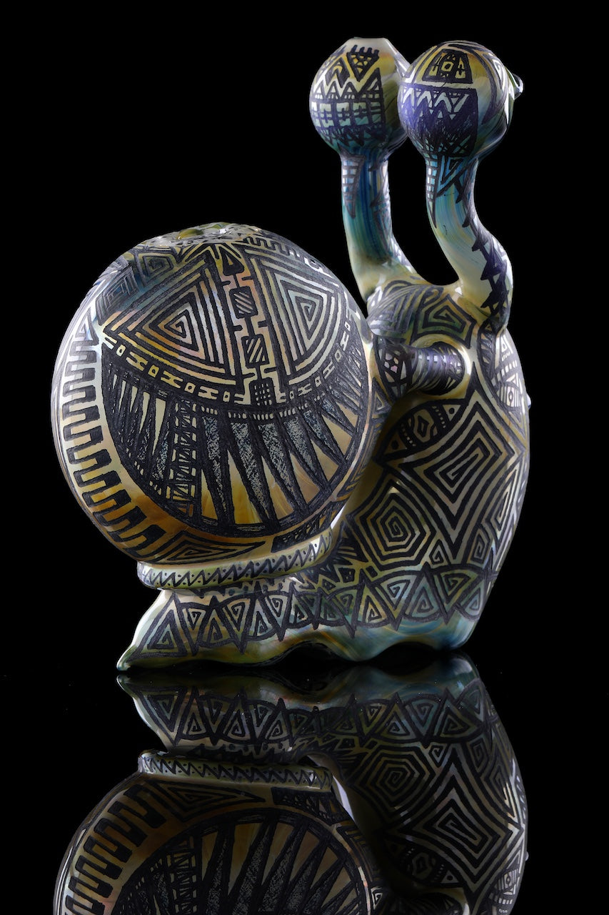 Dabber Jones x Sam Cloutier 2023 Fully Carved Gary the Snail Rig