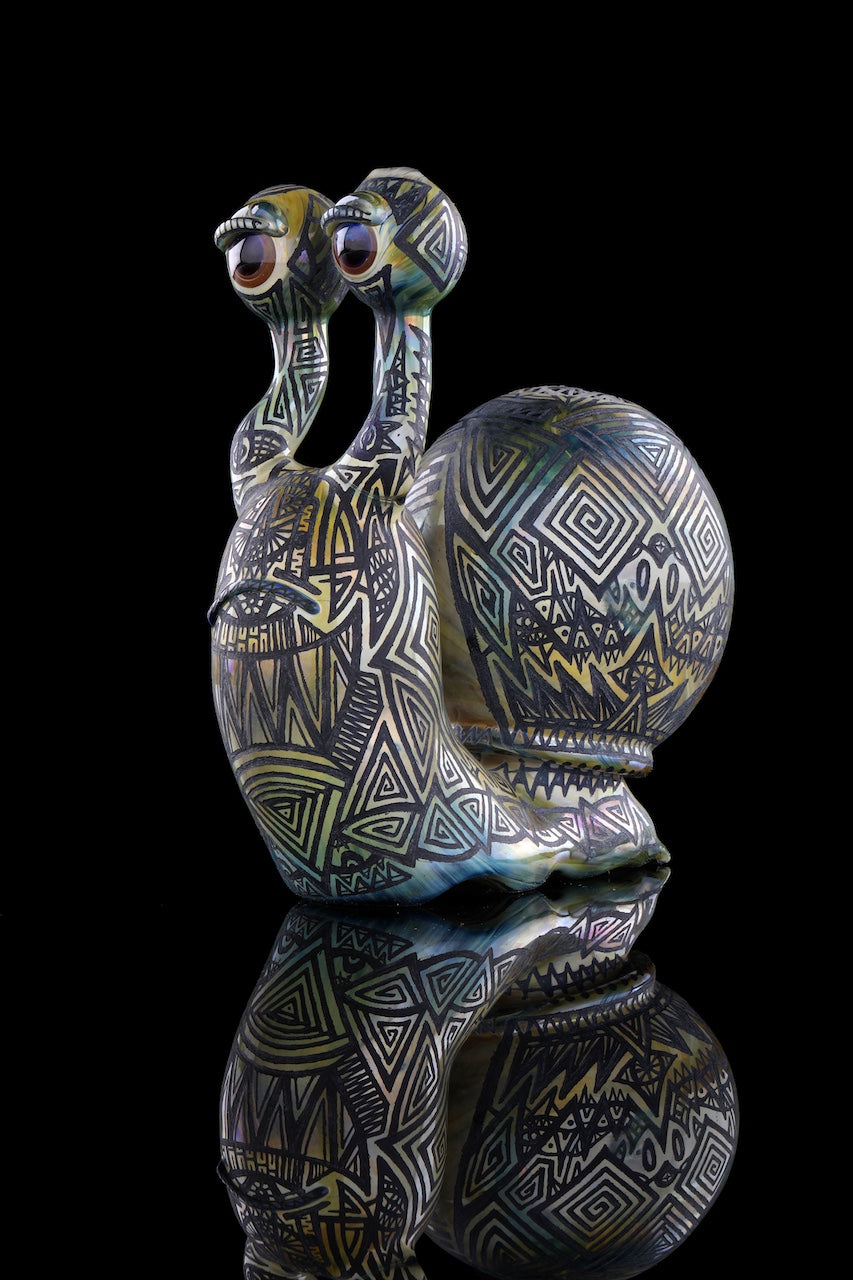 Dabber Jones x Sam Cloutier 2023 Fully Carved Gary the Snail Rig