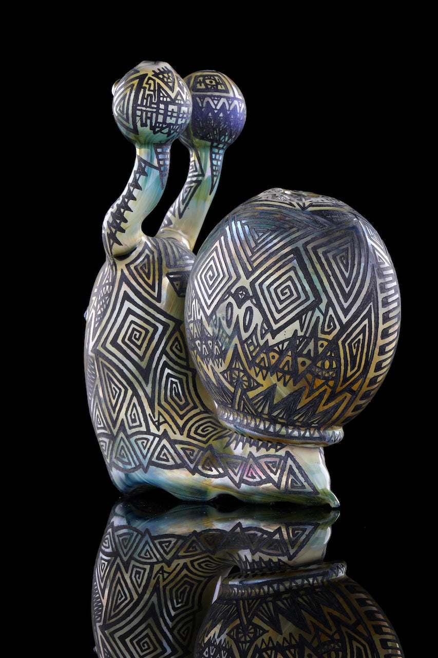 Dabber Jones x Sam Cloutier 2023 Fully Carved Gary the Snail Rig