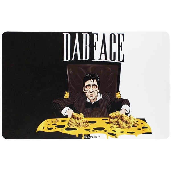 DabPadz Fabric Top Dab Mat - DabFace 16"x10"