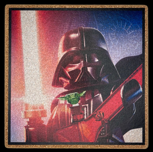 Mattitude Mats 7.25" Square- Darth and The Peace Pipe