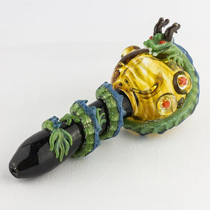 Empire Glassworks Dragon Sphere Large Spoon Pipe