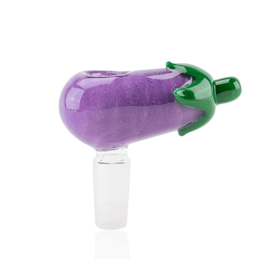 Empire Glassworks Eggplant Bowl Piece