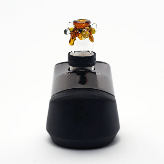 Empire Glassworks  Honey Drip Puffco Peak Glass Bubble Cap