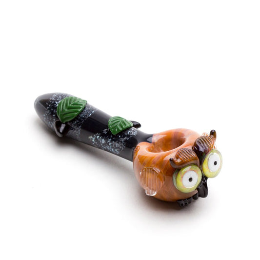 Empire Glassworks Owl Mini Spoon Pipe