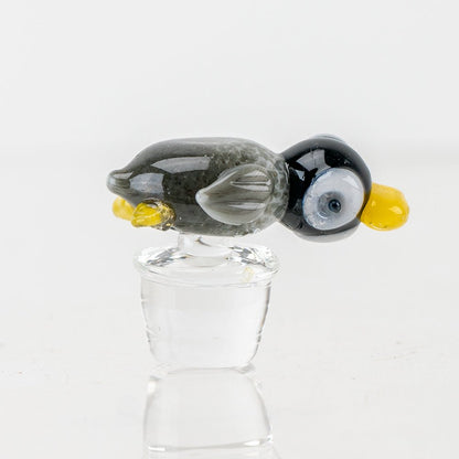 Empire Glassworks  Penguin Puffco Oculus Glass Carb Cap