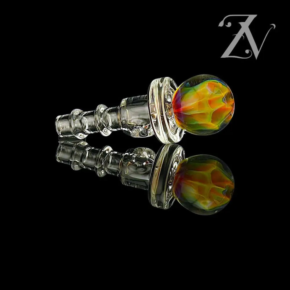 Fume Implosion Marble 3DXL Joystick Cap by Iridescent Glass