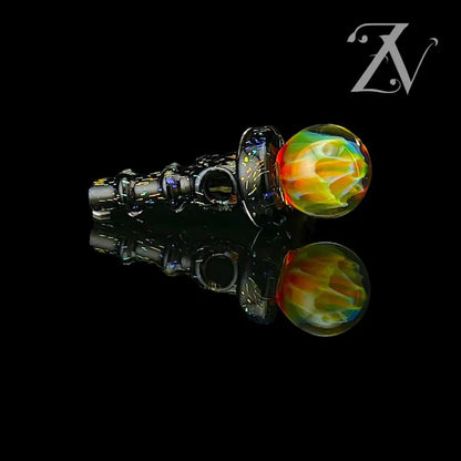 Fume Implosion Marble 3DXL Joystick Cap by Iridescent Glass