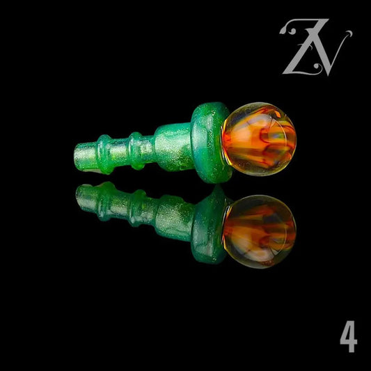 Fume Implosion Marble 3DXL Joystick Cap by Iridescent Glass