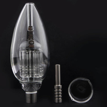 Glass Bulb Nectar Collector With Titanium Tip