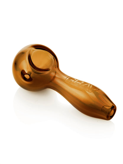 GRAV Classic Spoon Hand Pipe - Scientific Glass w/ Ash Catching Mouthpiece
