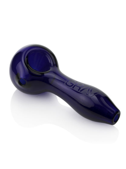 GRAV Classic Spoon Hand Pipe - Scientific Glass w/ Ash Catching Mouthpiece