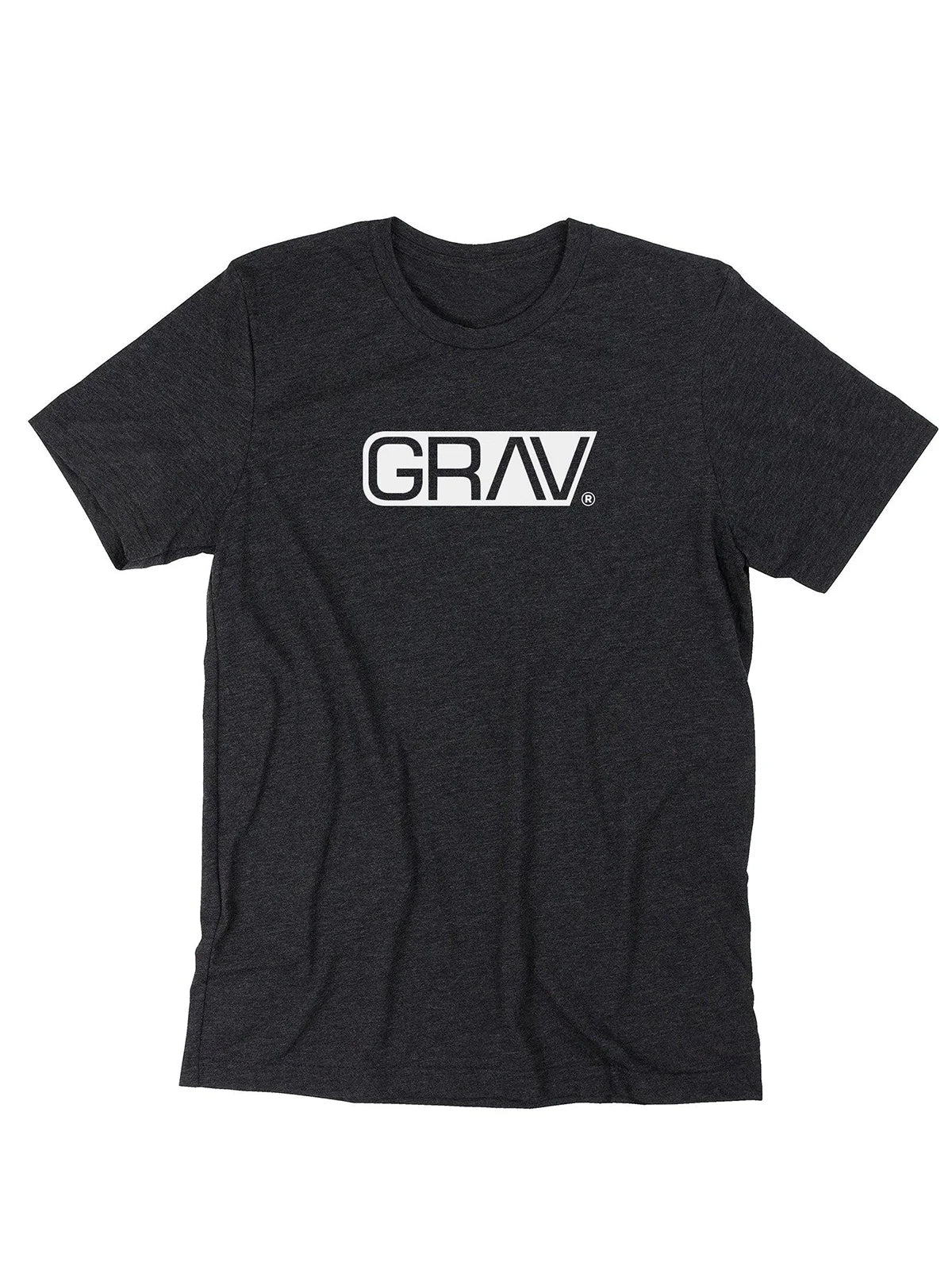 Grav Heather Black Logo T-shirt