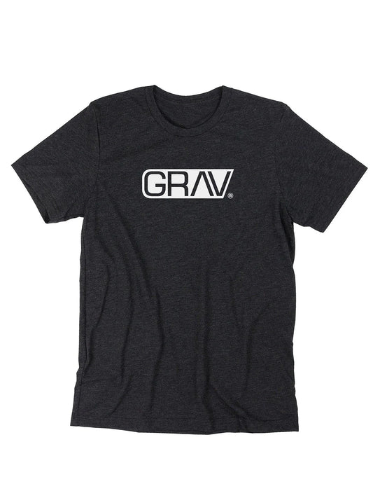 Grav Heather Black Logo T-shirt