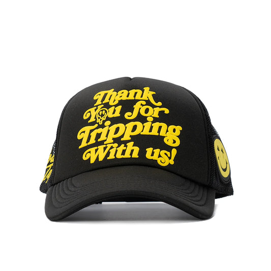 “THANK YOU FOR TRIPPING WITH US” ROAD TRIP COLLAB TRUCKER - BLACK
