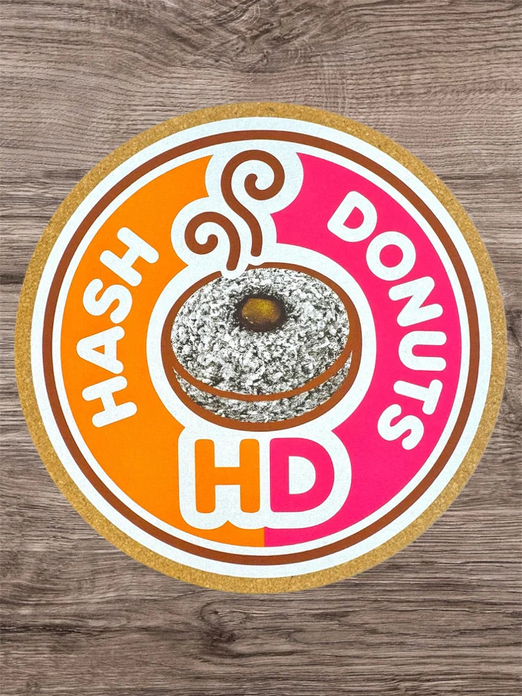 Mattitude Mats 7" Round- Hash Donuts