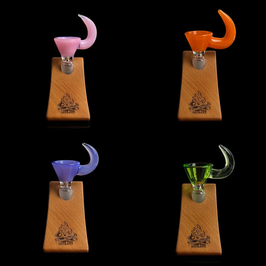 Horn Handle Flower Slide