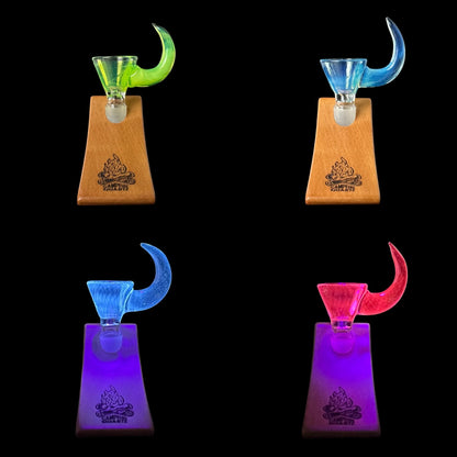 Horn Handle Flower Slide