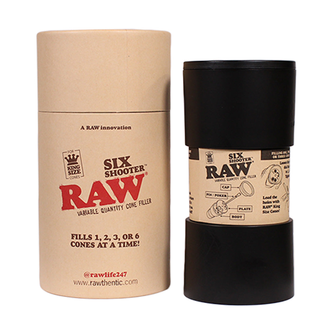 RAW Cone Fillers - Six Shooter