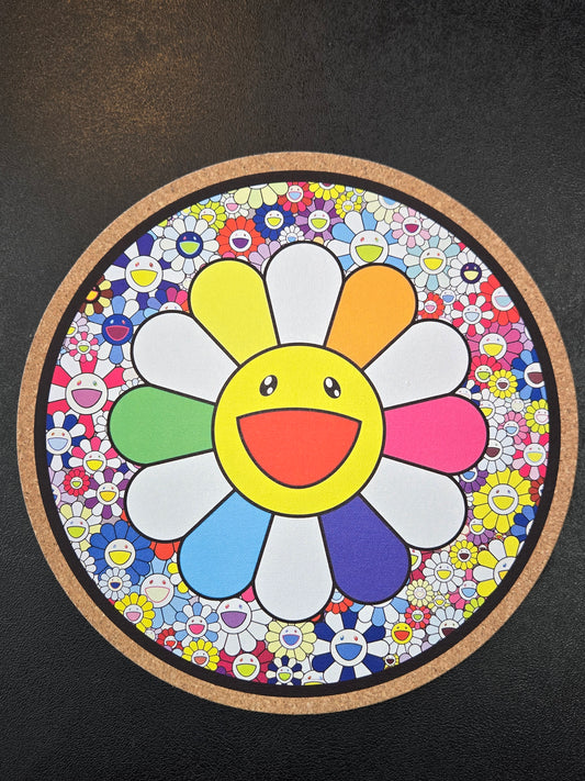 Mattitude Mats 7" Round- Rainbow Kami