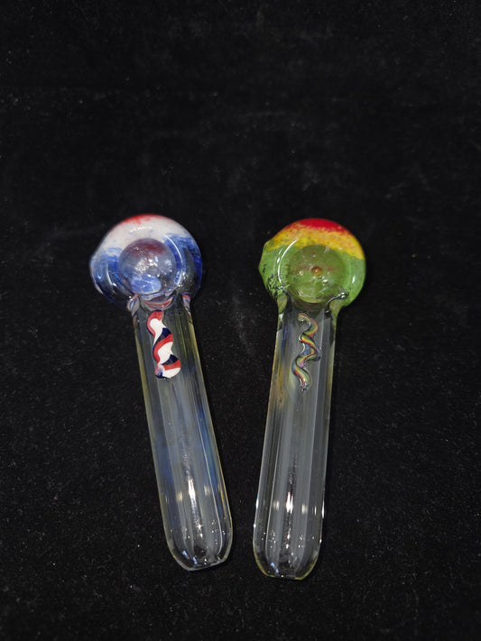 JFG Frit Head Fume Spoon Pipes