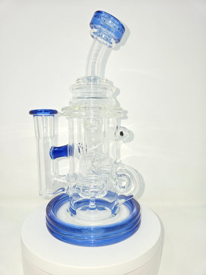 Bronx Glass Klein Incycler - Cobalt