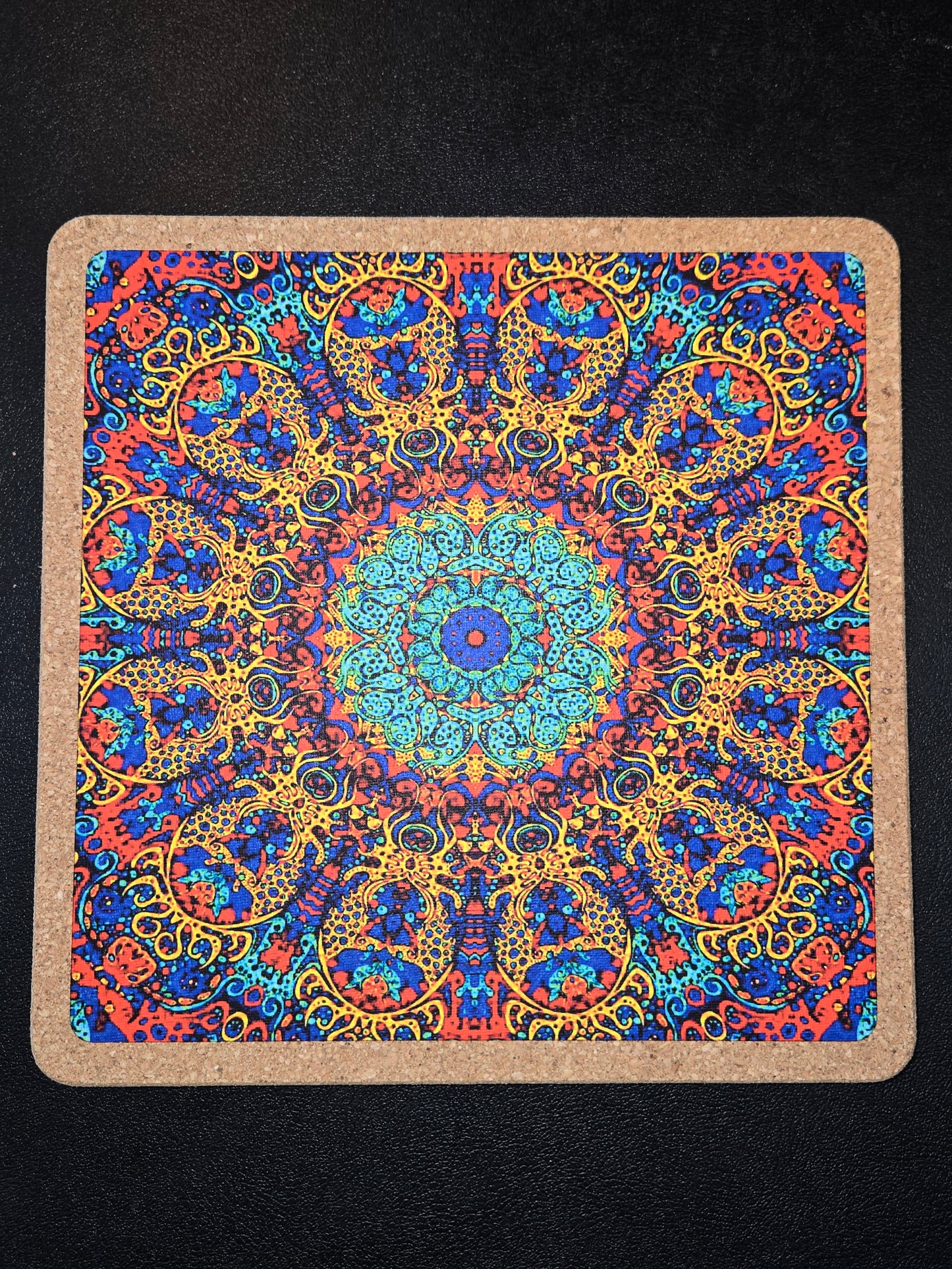 Mattitude Mats 7.25" Square- Mandala Square